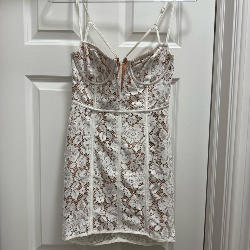 For Love And Lemons Ivory Lace Dress